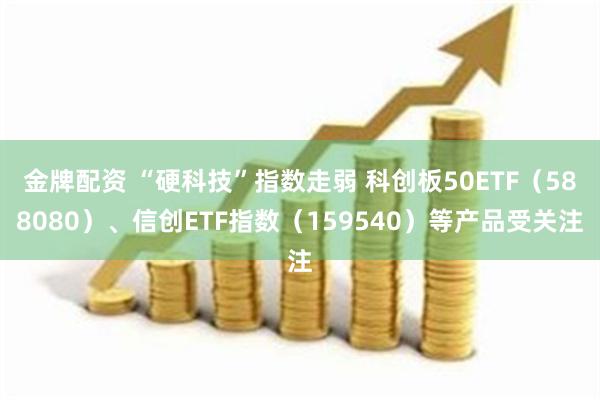 金牌配资 “硬科技”指数走弱 科创板50ETF（588080）、信创ETF指数（159540）等产品受关注