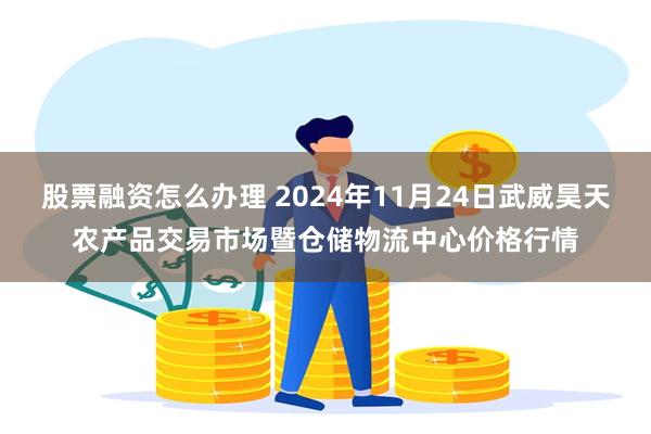 股票融资怎么办理 2024年11月24日武威昊天农产品交易市场暨仓储物流中心价格行情