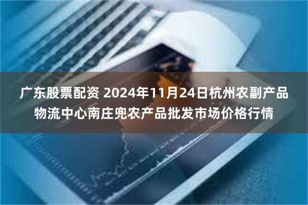 广东股票配资 2024年11月24日杭州农副产品物流中心南庄兜农产品批发市场价格行情